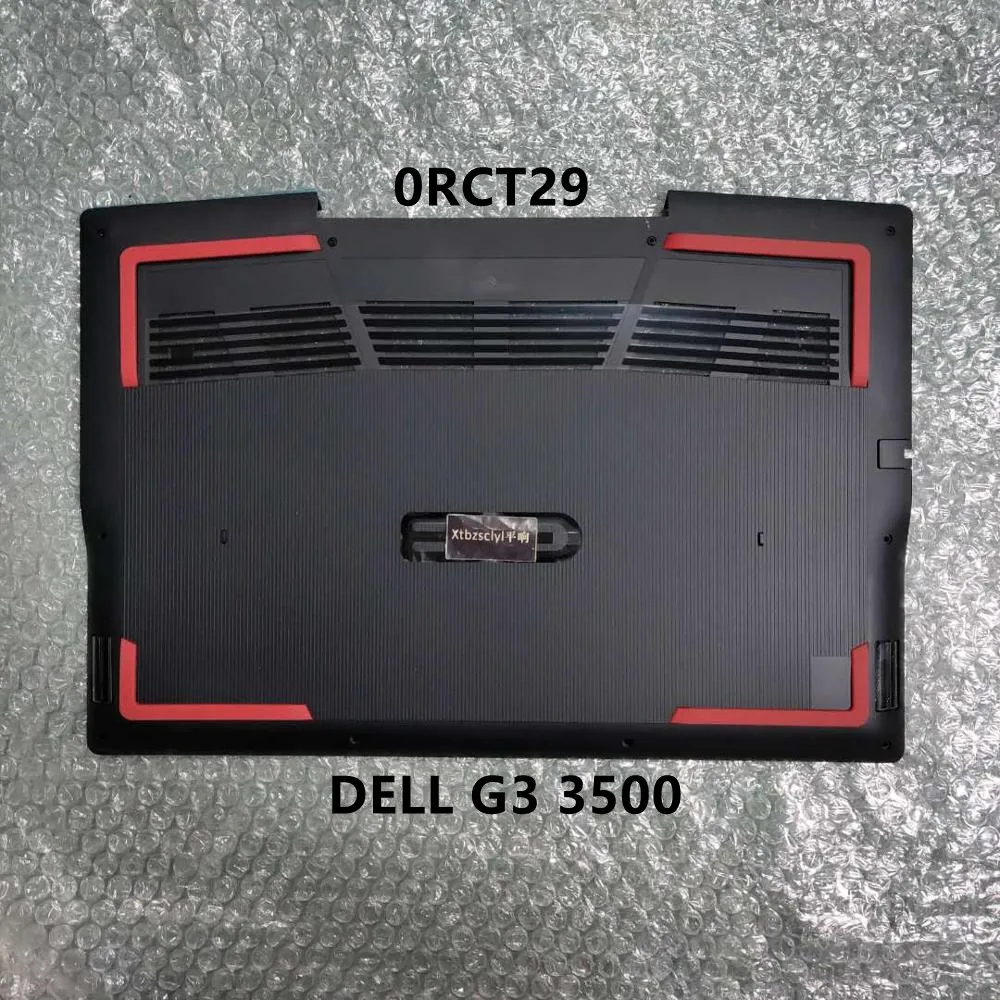 

New For DELL G3 3500 lower cover bottom shell laptop D shell red 0RCT29 RCT29