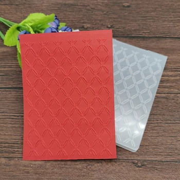 

AOKEDIY Diamond Plastic Embossing Folders for DIY Scrapbooking Paper Craft/Card Making Decoration Supplies