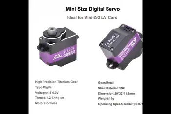 

AGFRC A11CLS 11g Digital Aluminium Coreless Micro Servo / mini-z track / mini-z body