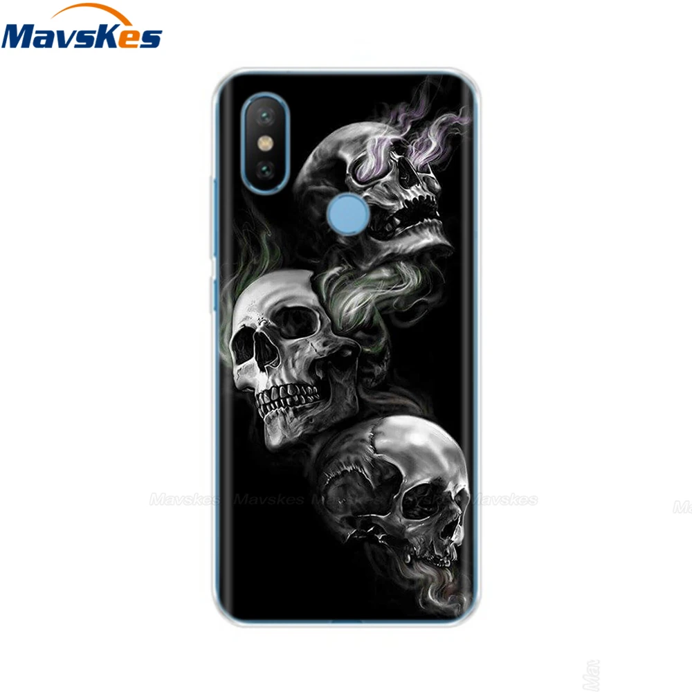 For Xiaomi Mi A2 Lite Case Soft TPU Phone Cover for Xiaomi Mi A2 Lite Bumper Coque Full Protection A 2 A2 Lite MiA2 Lite Cases xiaomi leather case cosmos blue Cases For Xiaomi