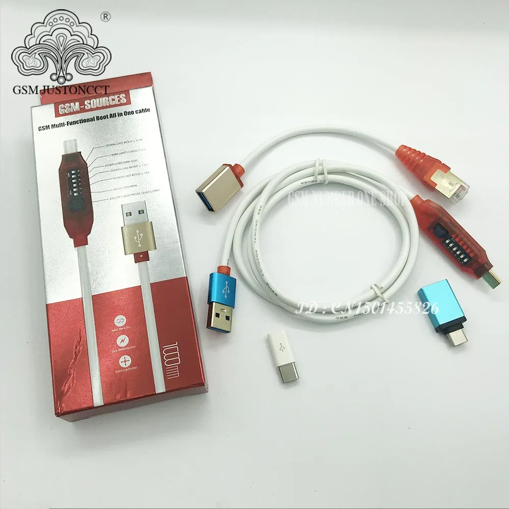 All Boot Cable (EASY SWITCHING) Micro USB RJ45 All In One Multifunction Boot Cable Edl multi function boot cable
