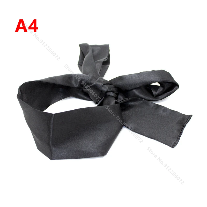 Rollenspiele Sex Augenbinde Spielzeug aus Seidensatin Krawatte Augenmaske für Frauen Männer BDSM Handschellen Handgelenk Bondage Spiele für Erwachsene_voghion.com