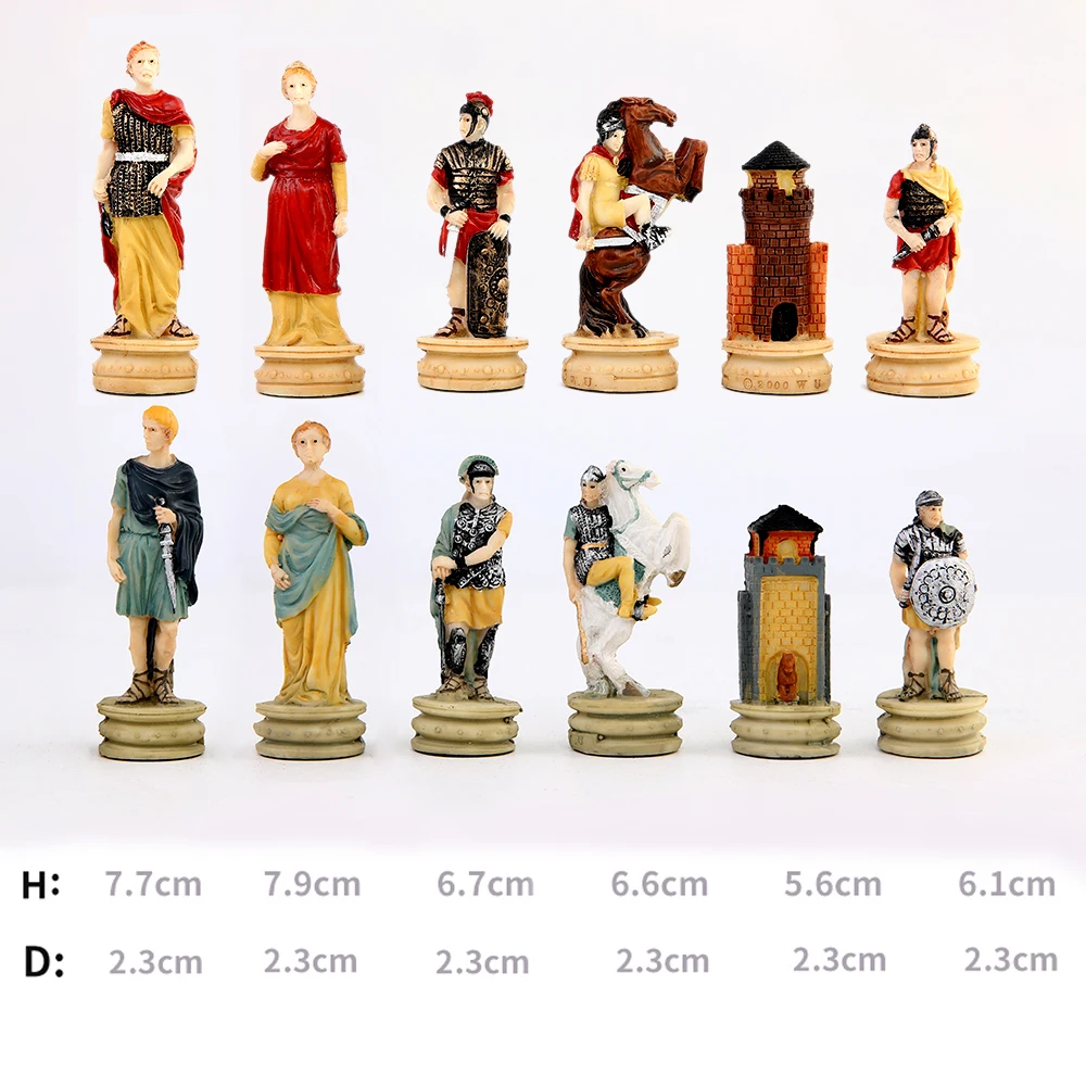 Roman Gladiators 3D Chess Set  Xadrez jogo, Jogo de xadrez, Tabuleiro de  xadrez