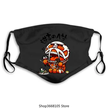 

Anime Attack on Titan mask Shingeki no Kyojin Doraemon Cosplay Maschera fantasia cartoon 100% Cotton Summer masks masks New Wash