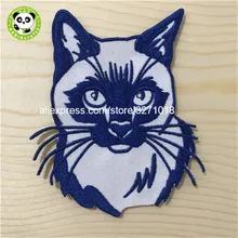 Пользовательские вышивки Кот железные патчи для одежды 9,5 см