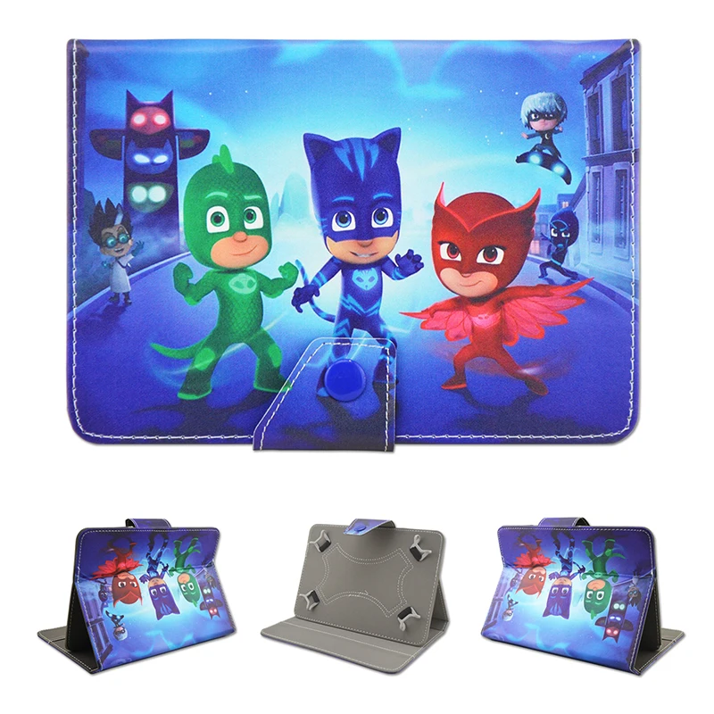 

7 Inch PJ Mask Flat Phone Case Protective Cover Pj Mask Universal Four Corner Tablet Protector 2S14