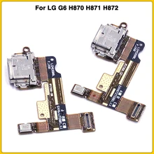 G6 USB зарядное устройство док-станция гибкий кабель для LG G6 H870 H871 H872 разъем зарядная док-станция с микрофоном