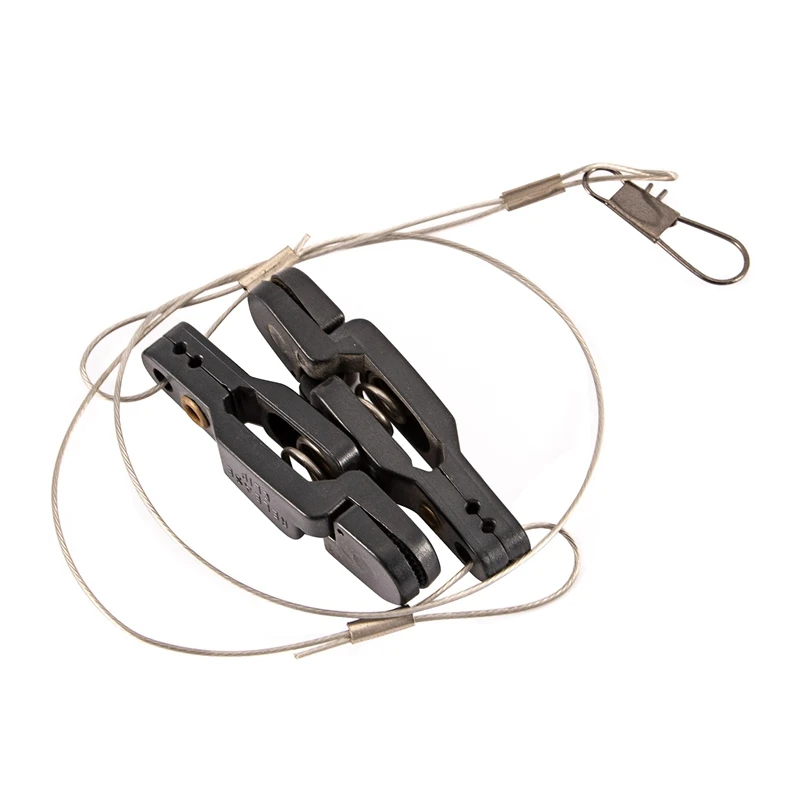 

Upgraded Double Snap Weight Release Clip With Leader Snap For Outriggers, Downriggers, Planer Board