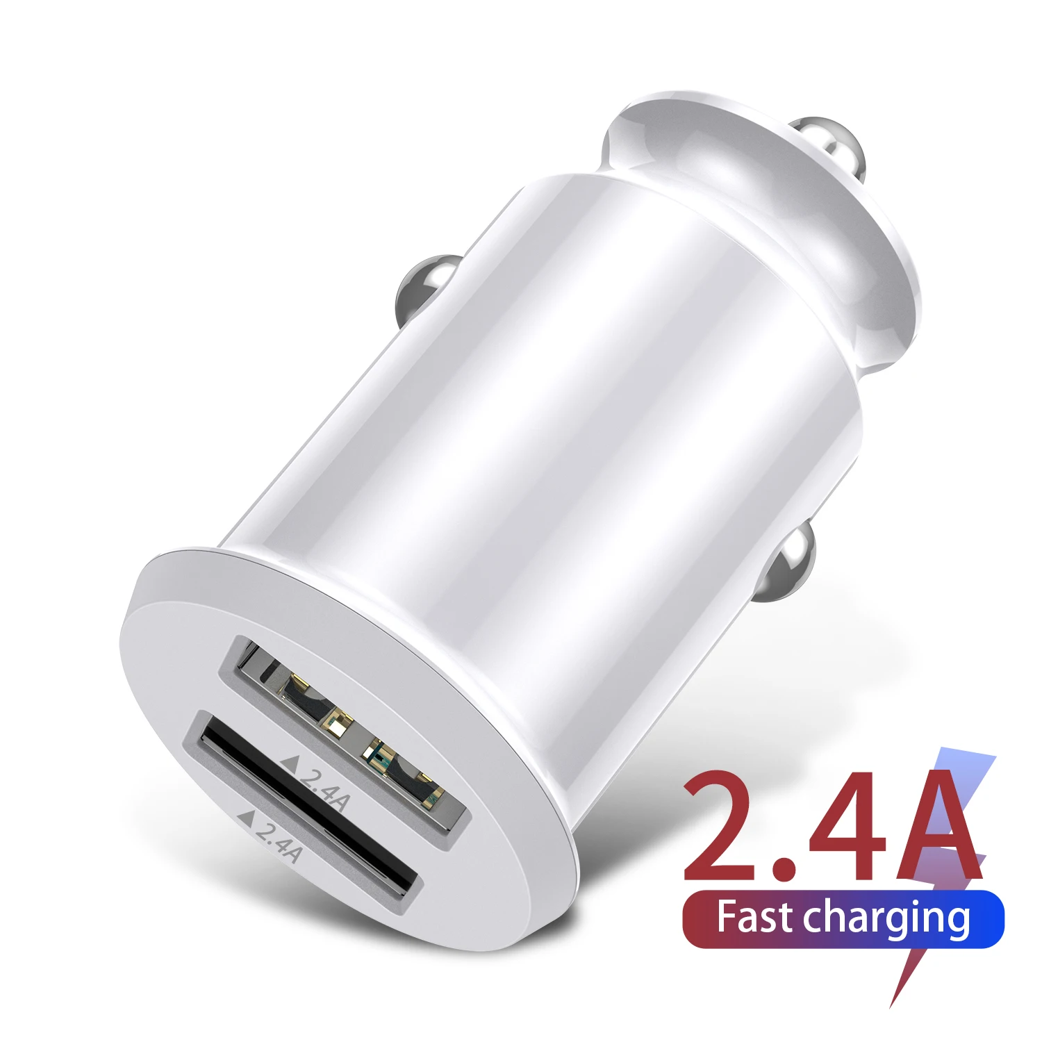 phone charger Lovebay Dual Usb Car Charger For Mobile Phone Tablet GPS 4.8A Fast Charger Car- Charger Car USB Phone Charger Adapter in Car Fast charge 18w Chargers