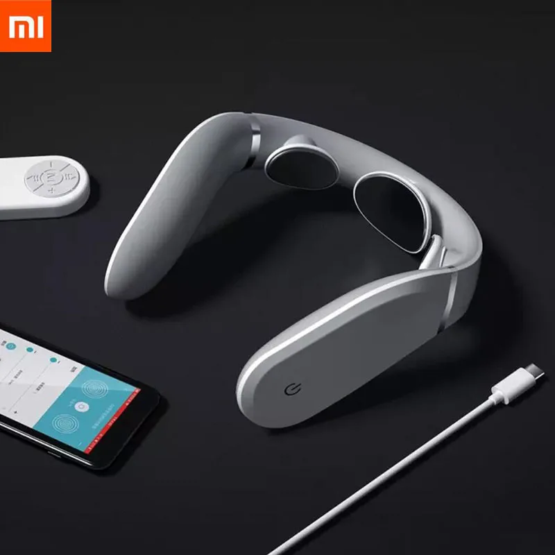 Xiaomi шейный массажер G2 TENS импульсный хиропрактический шейный протектор шеи Многофункциональный горячий компрессионный Электрический физиотерапия