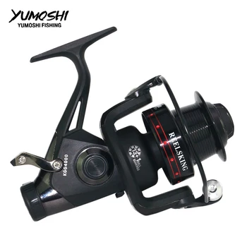 

yumoshi wheel New Dual Brake CNC rocker Fishing Reel Carp Fishing reels Spinning Reel Spinning wheel type boat fishing wheel KGG
