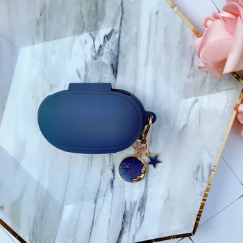 

Cute Cover for Samsung Galaxy Buds / Buds+ Plus 2 Case Bluetooth Earphone Charging Box Headset Bag Luxury Moon Star Keyring Gift