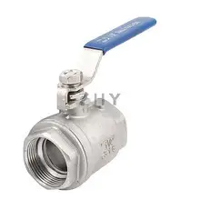 1 1/4PT внутреннюю резьбу Вращающаяся ручка Нержавеющая сталь прямые 2 шт. Шаровой кран