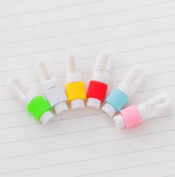 

10pcs/lot Earphone Cable Protector for Headphones Wire Organizer Earpods Cord Protector Colors Bobbin Winder Cover