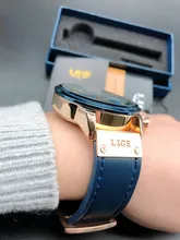 LIGE-Reloj analógico de cuero para Hombre, accesorio de pulsera resistente al agua con cronógrafo, marca de lujo deportivo de complemento masculino con diseño moderno, disponible en color azul, 2021