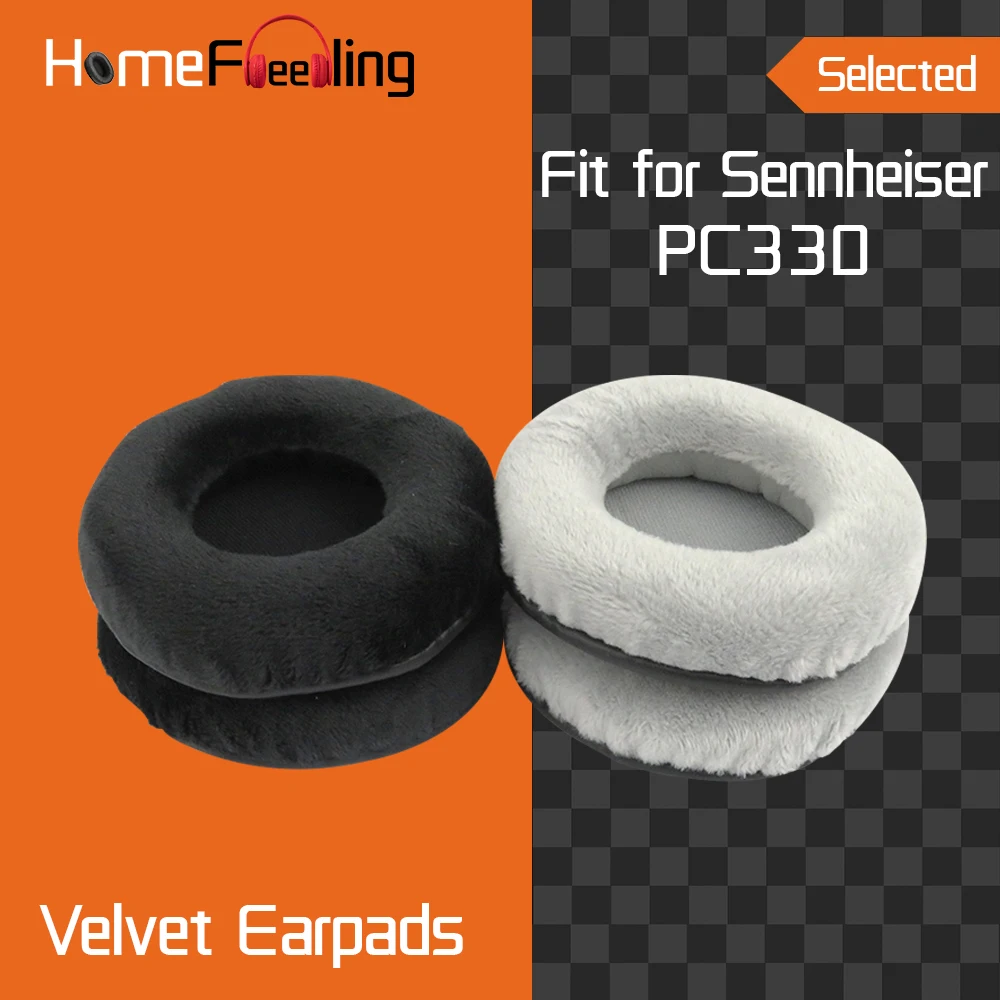 Homefeeling Earpads for Sennheiser PC330 Headphones Earpad Cushions Covers Velvet Ear Pad Replacement