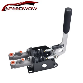 

SPEEDWOW Universal Double Master Cylinder Hydraulic Handbrake Hydraulic Drift Rally E-Brake Racing Hand Brake