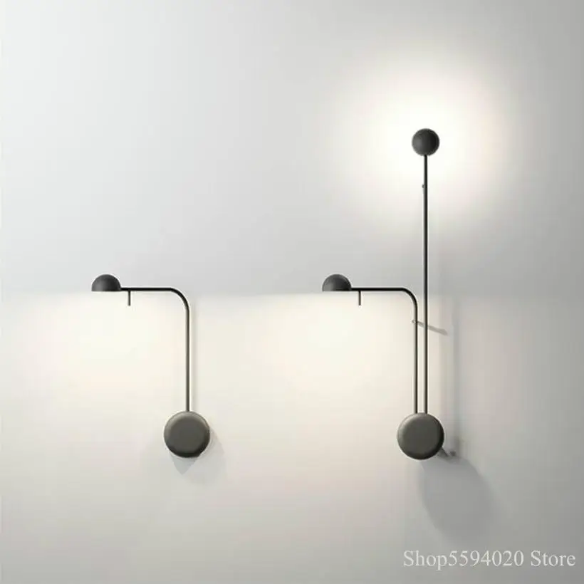 Светодиодный настенный светильник в скандинавском стиле дизайнерская лампа для