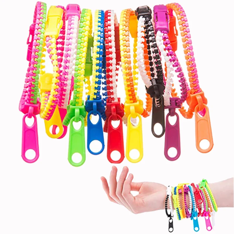 Mejor Compra Pulsera sensorial con cremallera para niños, 6/12 Uds., juguete de Pascua, huevo, caramelo, bolsa de relleno, regalo de fiesta de cumpleaños 531y0o5jO8y