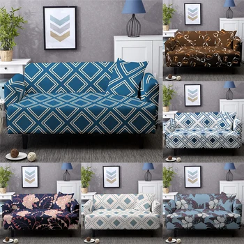 

Sofa Cover Solid Color Heart-Shaped Flower Case 1/2/3/4 Seat Cover Non-Slip Spandex Cover Stretch Sofa Cover Living Room Sofa