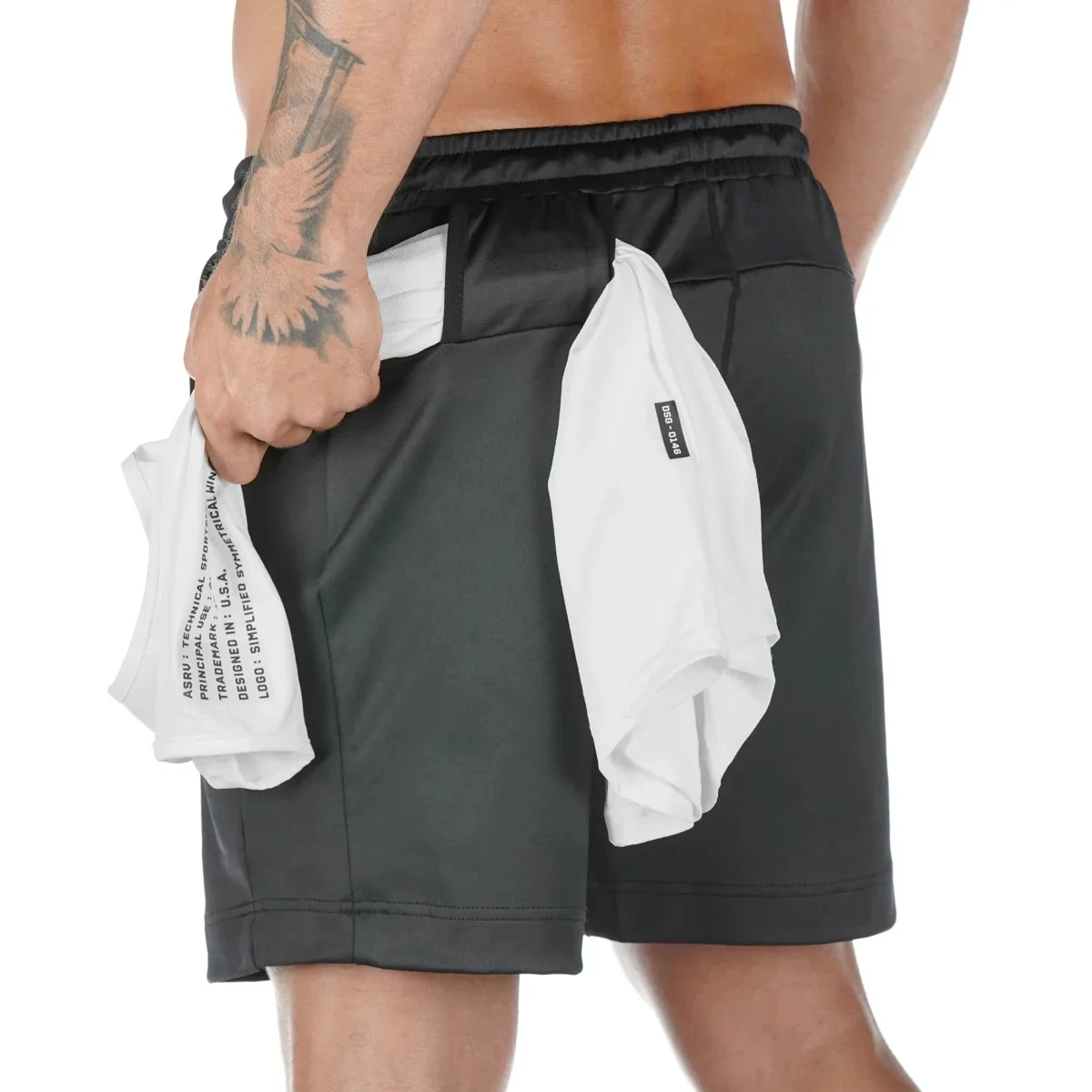 Summer men Sports Running Shorts Quick Dry Training Exercise Jogging Shorts Summer men's gym fitness training shorts mens casual shorts