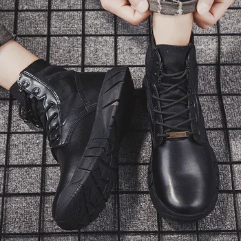 

man sale western leather work para shoe cuero botas spring sneakers hot white coturno black solid sneaker de leisure mens slip