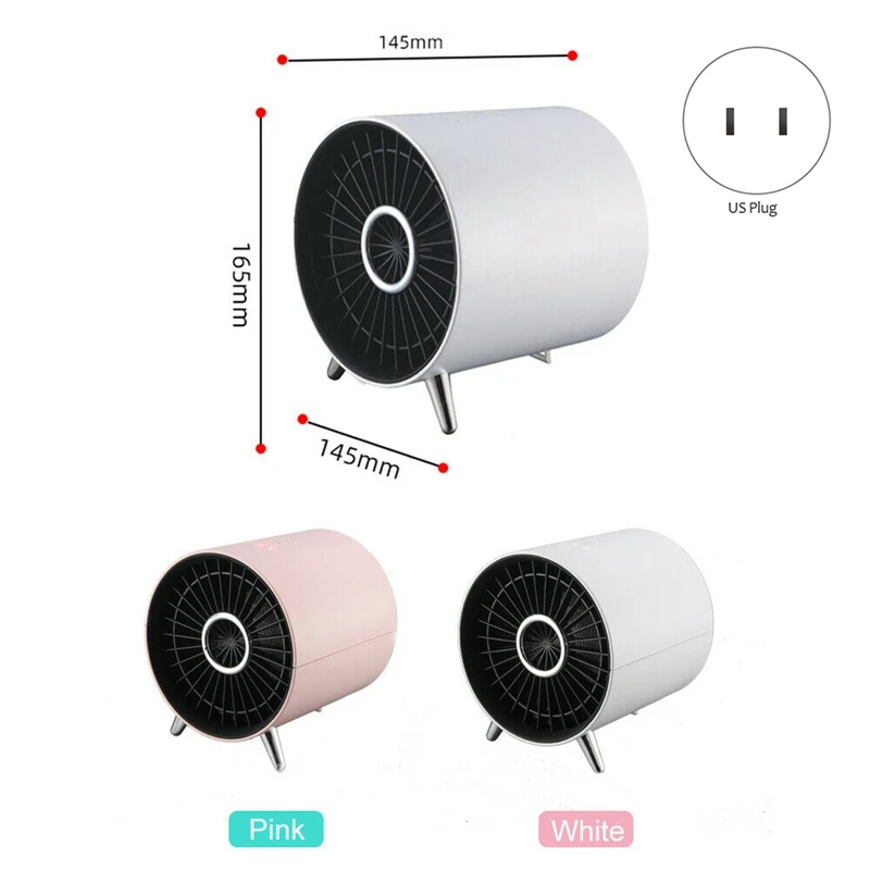 

1360W 220V Electric Home Heaters Mini Fan Heaters Portable Warmer Electric Heaters for Indoor Heating Camping Adjustable Themp U