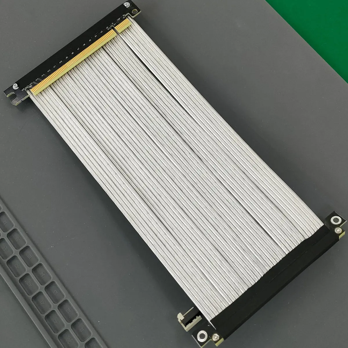Pcie 16x Cabo de Elevação de Riser Pci Express 3.0x16 Duplo Reverso R33uf-tu Flexíveis de Alta Velocidade Gpu para Extender a4 Chassis Mini Itx - Imagem 3