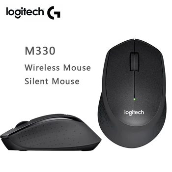 

Logitech M330 Wireless Mouse Silent Mouse Office Home Using PC/Laptop Mouse Gamer with 2.4GHz USB 1000DPI Optical Mouse