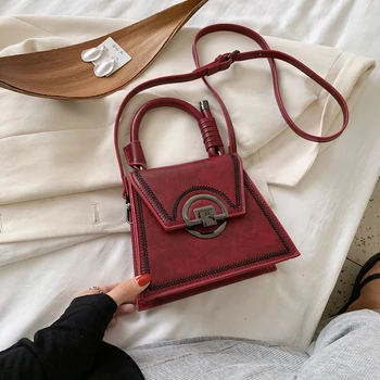 

Women Bags Designer Handbag 2020 PU Leather Shoulder Bag Small Solid Soft Crossbody Bag Purses And Luxury Bolsa Feminina A Main