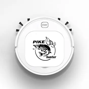 

Smart Robot Vacuum Cleaner Rechargeable USB Auto Sweeping Mop Clean Robot Sweeping Cleaner Creative Fishing Silhouette Pattern