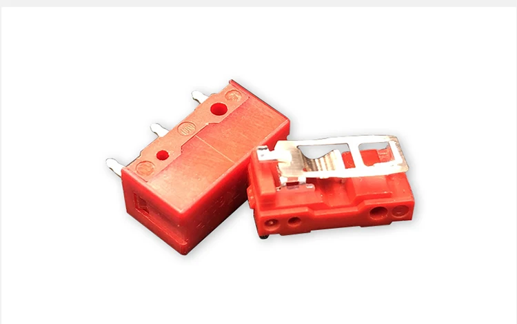 gaming mouse micro interruptor botão vermelho ponto