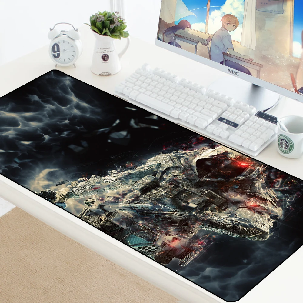 Большой коврик для мыши Ghost Recon, комфортный коврик для мыши, игровой коврик для мыши, резиновый компьютерный коврик, компьютерные аксессуары, игровой коврик для CS: GO
