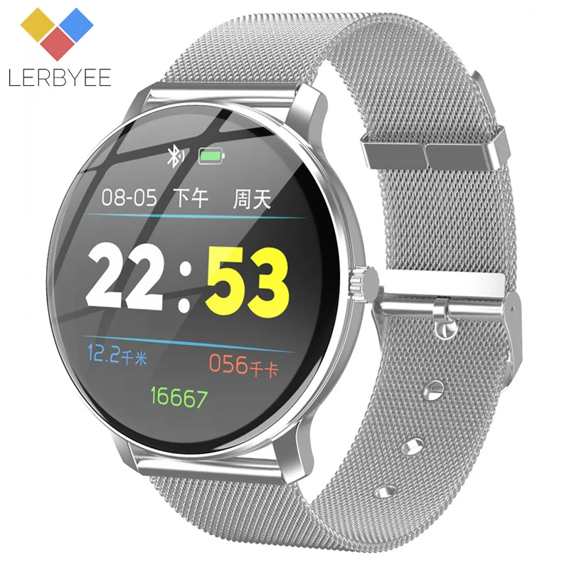 

Lerbyee Smart Watch R88 HD Touch Screen Blood Pressure Heart Rate Monitor Fitness Watch Men Women Sport Smartwatch for Running