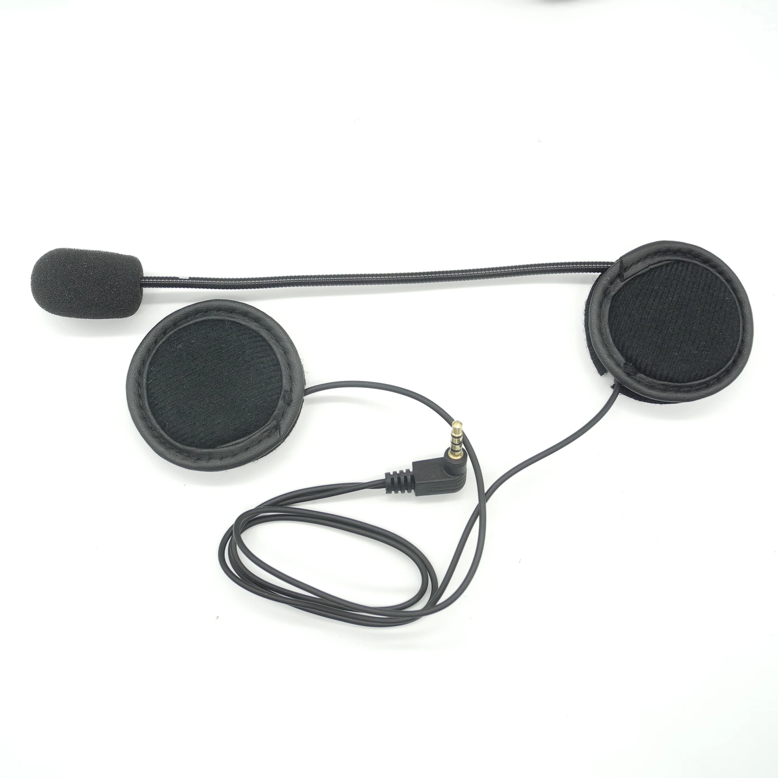 1 шт Bluetooth Интерком 3,5 мм проводной микрофон наушники для V6-1200 м Мотоциклетный Интерком Intercomunicadores Мото шлем гарнитура