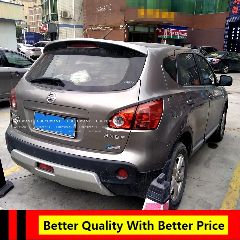 EPFBSQP для Nissan Qashqai спойлер 2008 2009 2010 2011 2012 2013 Высококачественный АБС-материал |
