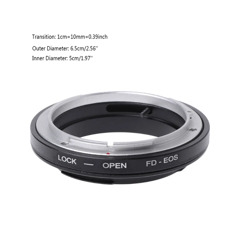 FD-Adaptador de lente EOS Anillo Adaptador FD lente EF para Canon EOS Montaje 