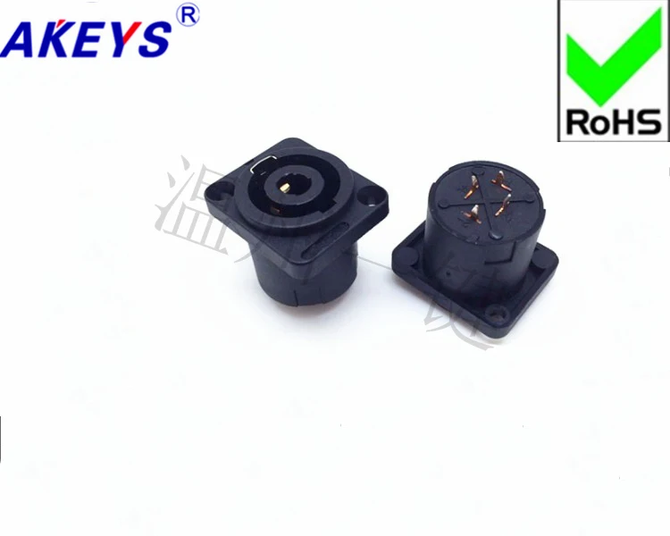

3PCS SP-002-1 small square base, four-core socket core, and new-button NL4MP straight foot