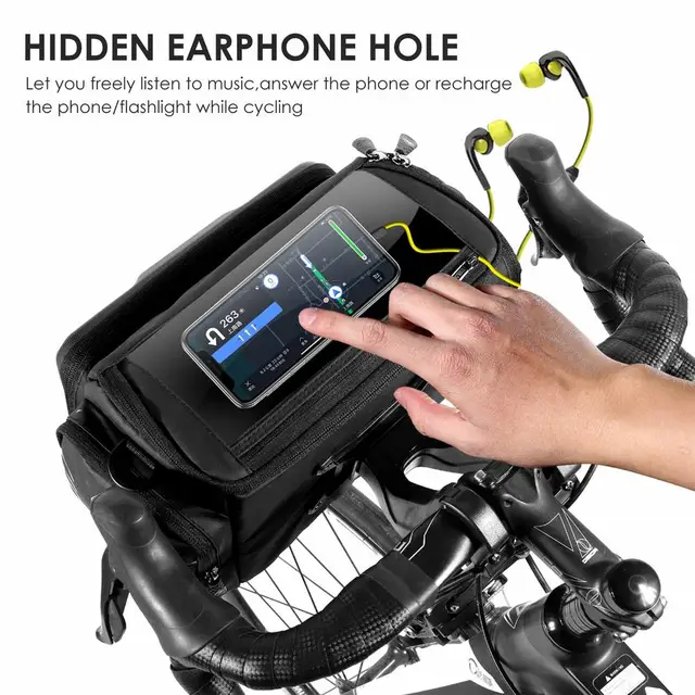 Borsa Impermeabile Per Manubrio - 2 Litri, Per Smartphone 5.5-7" - Per Bici E Scooter - Foto 11