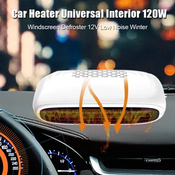 

Demister Warm 12V Auto Accessory Adjustable Temperature Windscreen Defroster Car Heater 120W Low Noise Interior Universal Dryer