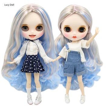 

1/6 Bjd Factory Blythee Doll Customized Face Custom Doll White Skin Joint Body New Matte Face With Teeth Eyebrow, 30cm