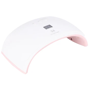 

Nail Phototherapy Machine 48W ligent Induction Led Nail Polish Glue Lamp Smart Timing Lcd Display Nail Light EU Plug