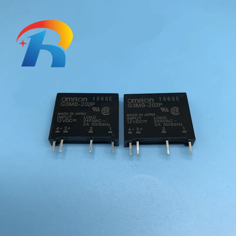 5PCS G3MB-202P DC-AC PCB SSR In 24V DC AC 2A Out 240V Solid State Relay Module 