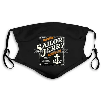 

SAILOR JERRY Tattoo Our Seal Anchor Logo Grey Heather Slim Fit NEW Print Men Style Men's Women's Mouth Mask Filter