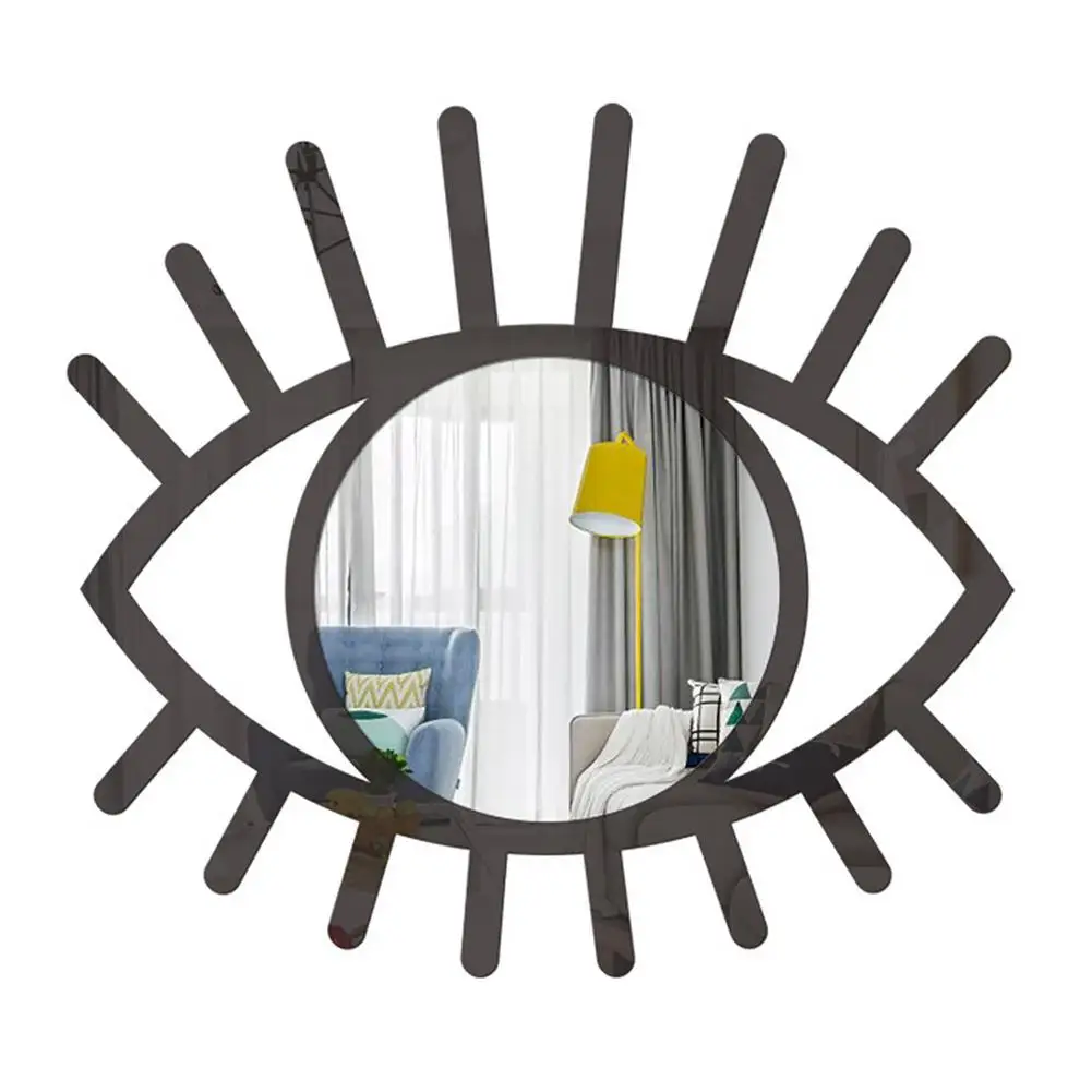 Акриловые зеркала в форме глаза фазовое зеркало настенное Декор деревянное