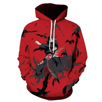 

New Naruto 3D Sweatshirts Hip Hop Men/Women Funny Printed Autumn Loose Thin Hooded Fashion Streetwear Cool Hoody Anime Hoodies