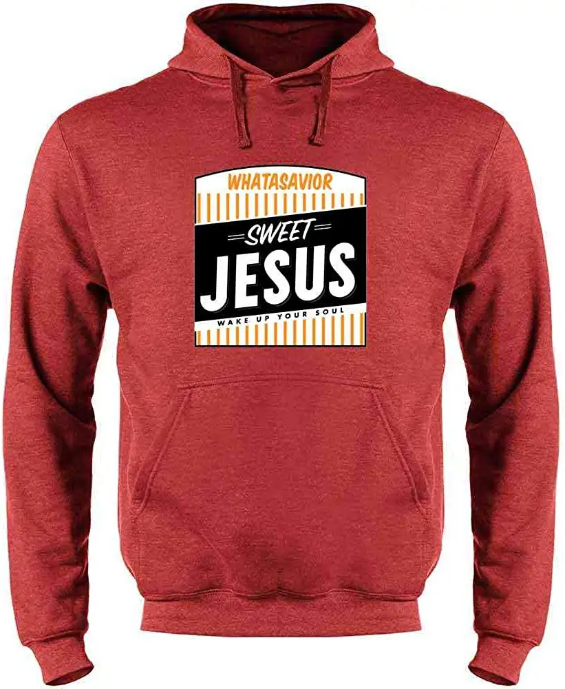 Whatasavior Jesus Забавный Southern Ketchup Faith толстовка с капюшоном для мужчин Унисекс Мужская wo мужская толстовка с капюшоном
