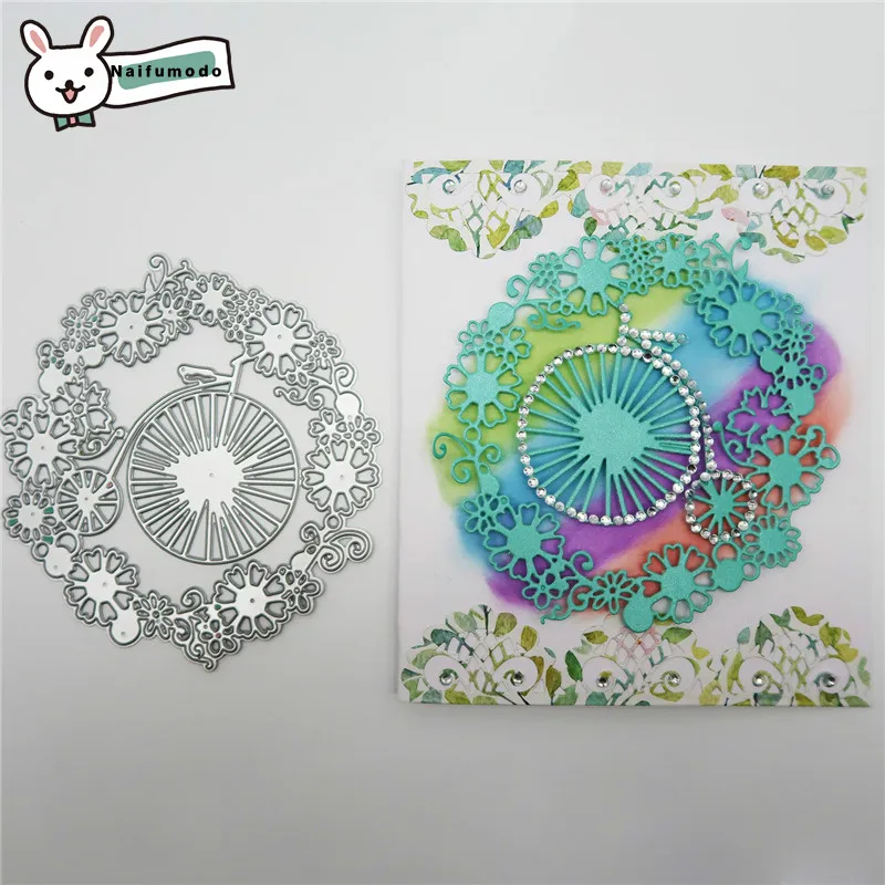 

Naifumodo Cutting Dies Metal Dies Flower Wheel Die Scrapbooking Album Card Making Embossing Stencil Diecuts Decor