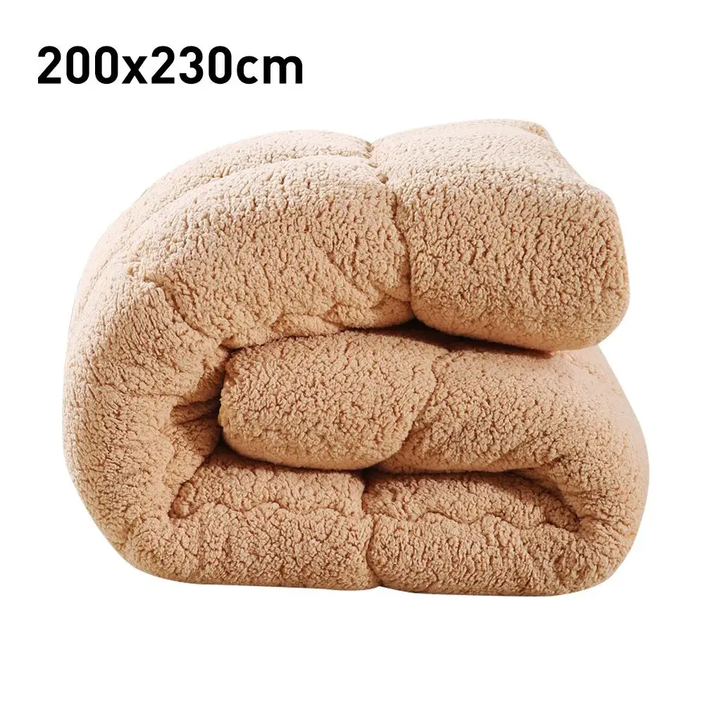 Верблюжье кашемировое одеяло весеннее и осеннее одеяло толстое шерстяное одеяло зимнее одеяло Hua Fiber Bei Подарочное одеяло специальное одеяло - Color: 200x230cm