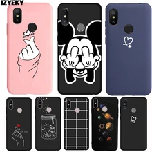 Amour coeur Silicone housse de téléphone pour Xiao mi rouge mi Note 5 6 7 8 Pro 8A 7A 6A 5A S2 mi 9 se mi 8 A3 A2 lite 6X A1 5X coque(China)